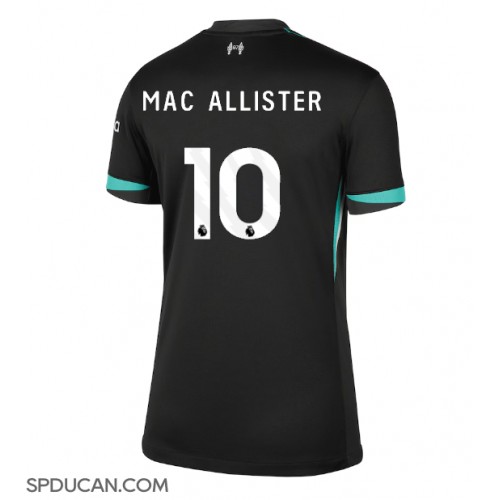 Zenski Nogometni Dres Liverpool Alexis Mac Allister #10 Gostujuci 2024-25 Kratak Rukav